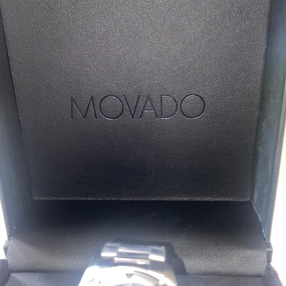 Movado Mens Series 800 Stainless Steel Watch New In Box - Picture 12 of 14